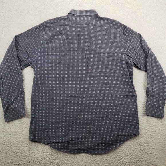 Banana Republic Shirt Mens 16 16.5 Large blue Long Sleeve Button‎ Up - Picture 2 of 10